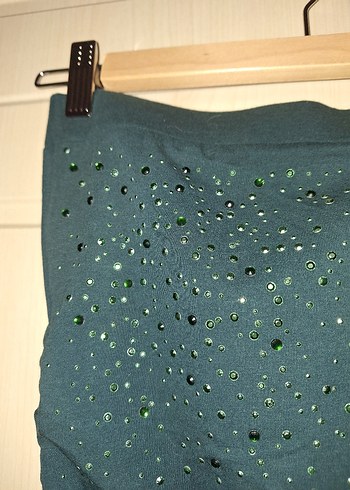 BEYMEN PAYETLİ STRAPLEZ BLUZ - Görsel 2