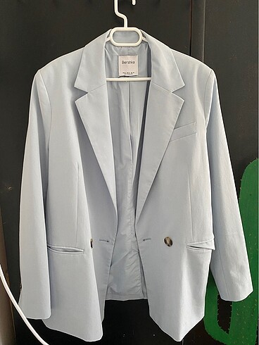 bershka mavi blazer ceket