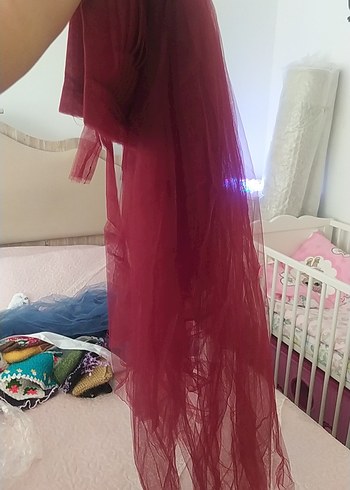 tesettür kaftan için hazir yapım eşarp - Görsel 3