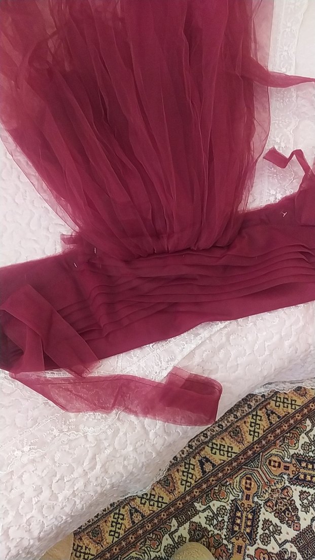 tesettür kaftan için hazir yapım eşarp - Görsel 2