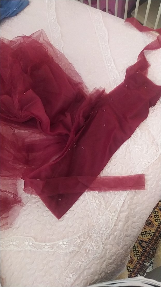 tesettür kaftan için hazir yapım eşarp - Görsel 4