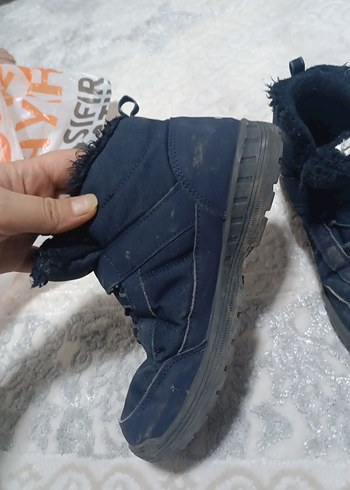 Erkek Çocuk Koyu Mavi Kauçuk Bot Velcro - Görsel 3