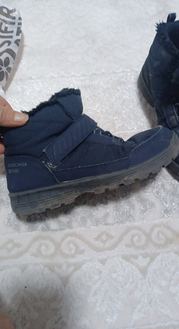 Erkek Çocuk Koyu Mavi Kauçuk Bot Velcro - Görsel 2