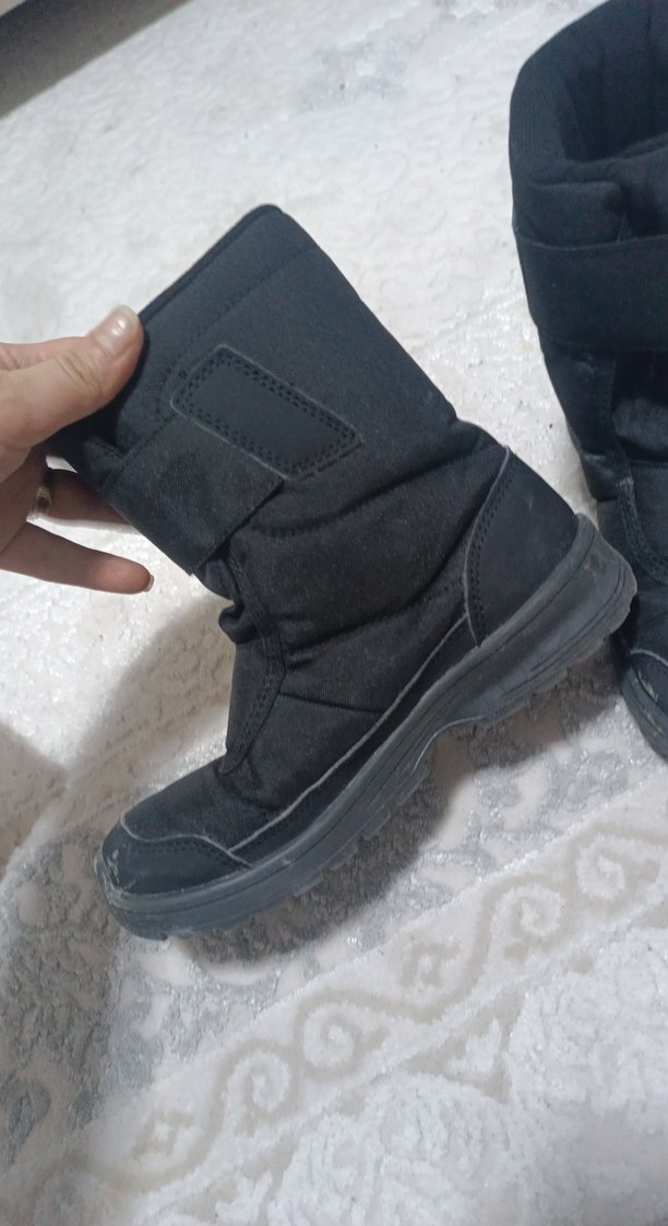 Cırt Cırtlı Siyah Erkek Çocuk Botu - Görsel 2