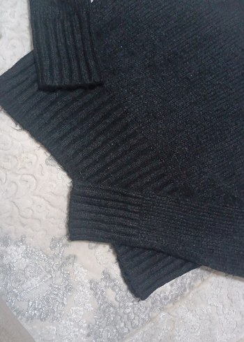 siyah Kadın Triko Kazak - Görsel 3