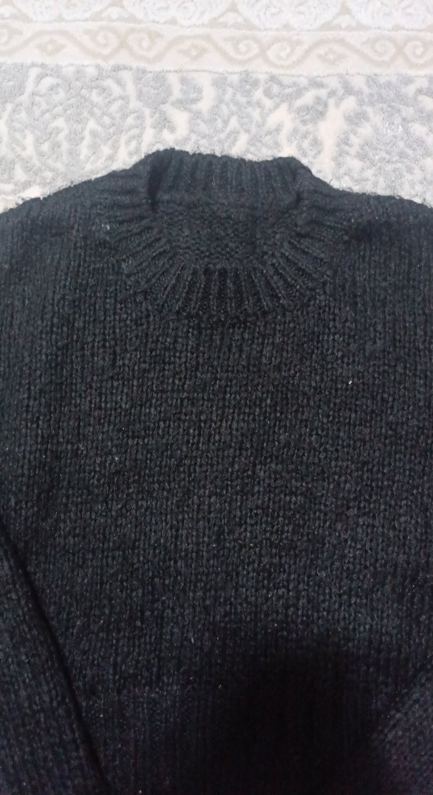 siyah Kadın Triko Kazak - Görsel 2