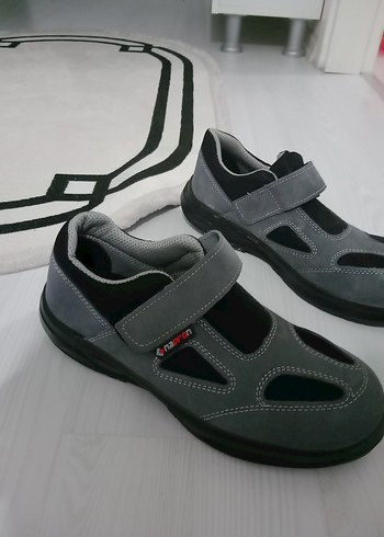 Gri Erkek inşaat iş ayakkabısı - Görsel 4