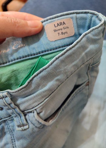 7 Yaş Beden mavi Renk kotcocuk Pantolon