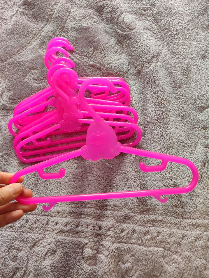 Renkli Plastik Askılar Seti - Görsel 3