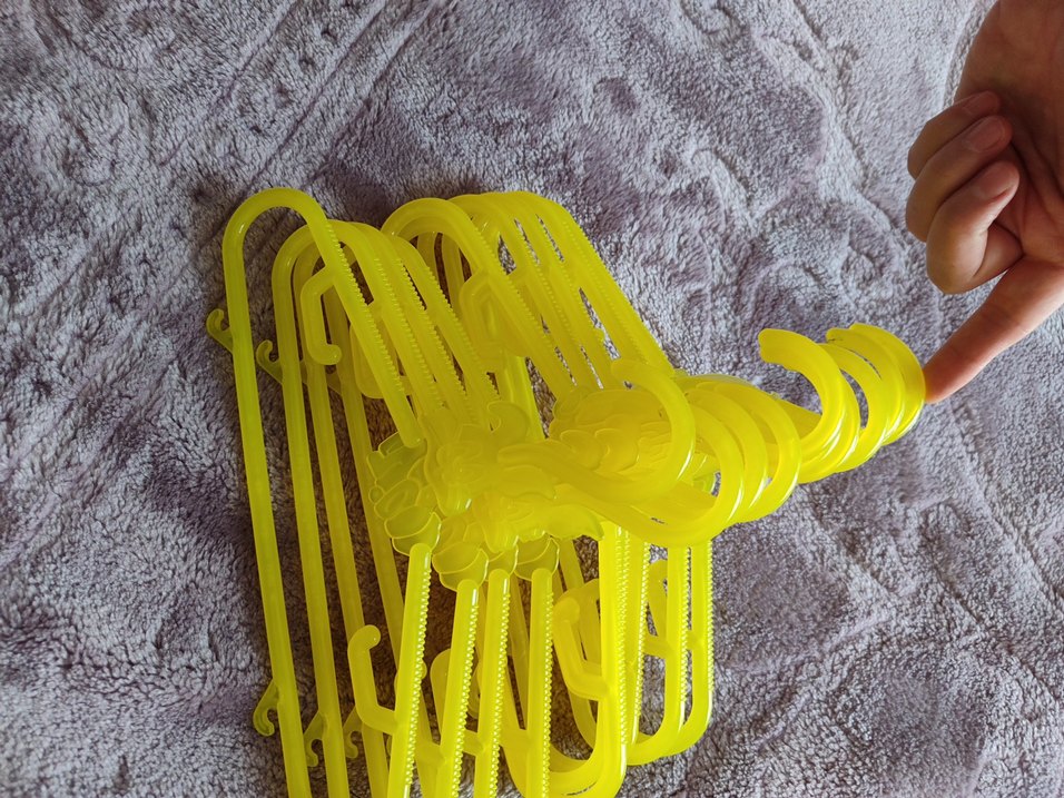 Renkli Plastik Askılar Seti - Görsel 5