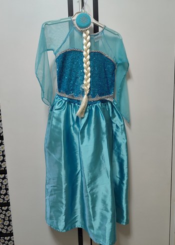 Elsa Kız Çocuk Kostümü - Görsel 5