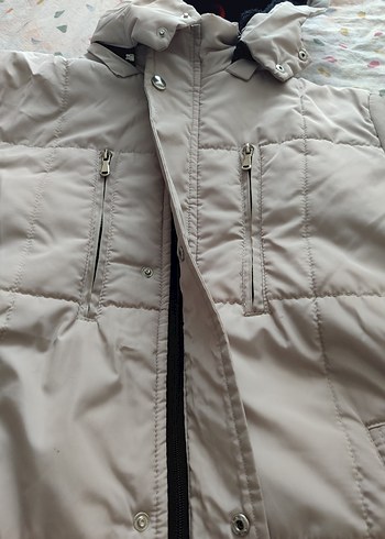 Kapüşonlu erkek Kışlık Mont - Görsel 3