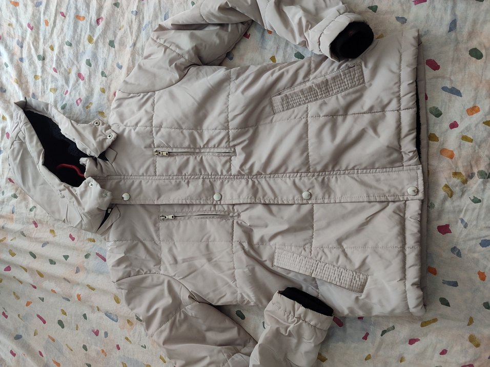 Kapüşonlu erkek Kışlık Mont - Görsel 2