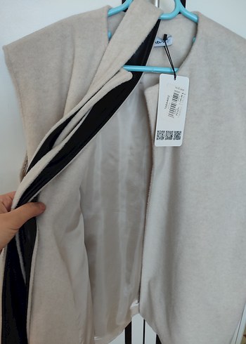 bej Midi Kadın Kolsuz Yelek - Görsel 4