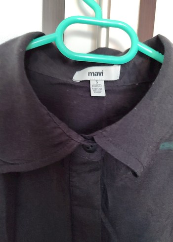 Keten Kadın Gömlek, Uzun Kollu, Bol Kesim - Görsel 3