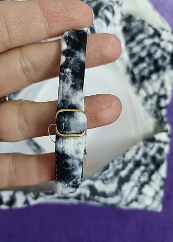 Şık Desenli Mayo  Metal Logo Detaylı - Görsel 14