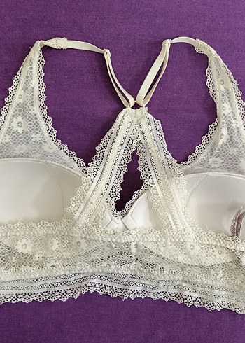 Victorias Secret Özel Tasarım Dantelli Sütyen + Külot Takım - Görsel 4