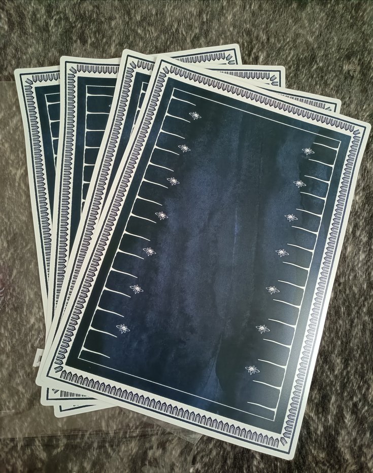  Modern Desenli Amerikan Servis / Servis Altlığı  - Görsel 2