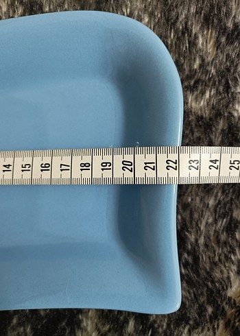 22x14 cm Mavi Servis Tabağı - Görsel 7