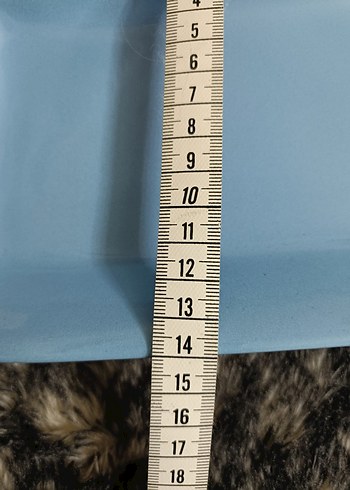 22x14 cm Mavi Servis Tabağı - Görsel 6