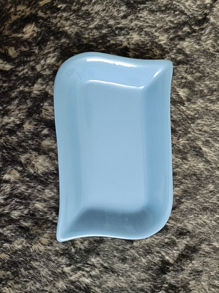 22x14 cm Mavi Servis Tabağı  - Görsel 4