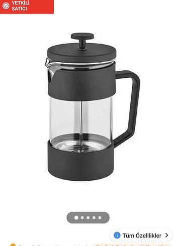 French Press Bitki Çayı & Kahve Demliği - Görsel 9