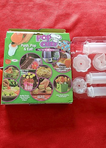 Pop Chef Meyve Sebze Kesici Şekillendirici Set