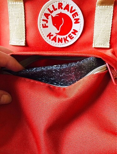 Beden turuncu Renk Fjallraven Kanken Sırt Çantası