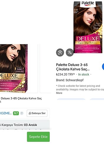 Palette Deluxe Çikolata Kahve Saç Boyası - Görsel 5