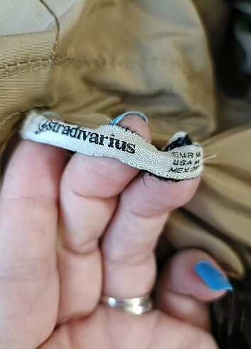 Stradivarius Peluşlu Kaban/Parka - Görsel 8