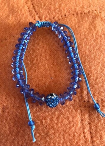 Mavi Şeffaf Boncuk Bileklik - Görsel 5