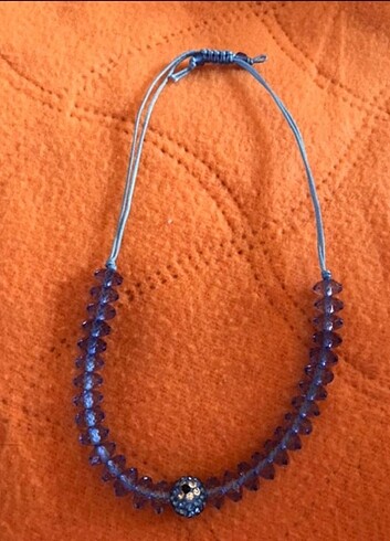 Mavi Şeffaf Boncuk Bileklik - Görsel 6