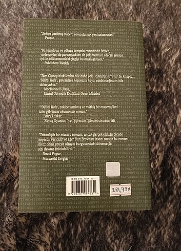 Dan Brown Dijital Kale