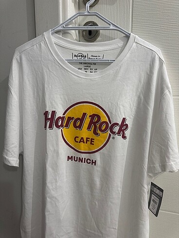 l Beden HARD ROCK CAFE MUNICH L BEDEN BEYAZ T-SHIRT