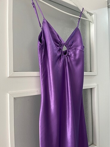 xs Beden Zara Saten Elbise