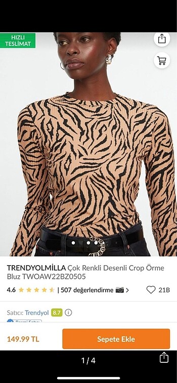 Trendyol & Milla Crop Bluz