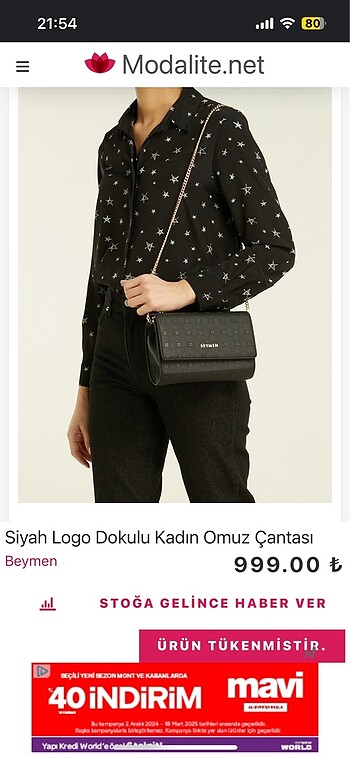 Orijinal Beymen çantası