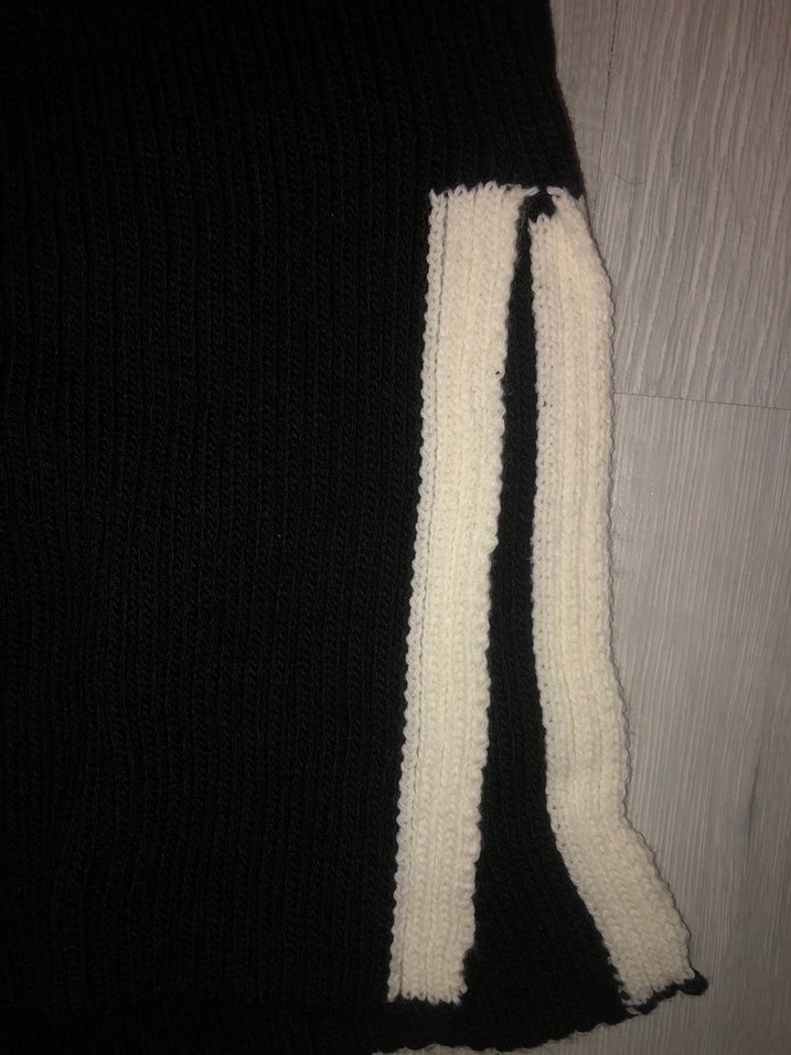 Siyah Kadın triko Pantolon - Görsel 2