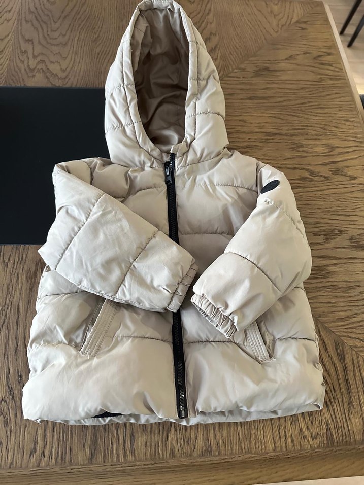 Erkek Çocuk taş rengi Kapüşonlu Mont mango - Görsel 3