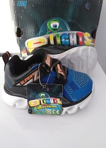 22 Beden Skechers ışıklı bebek ayakkabı 