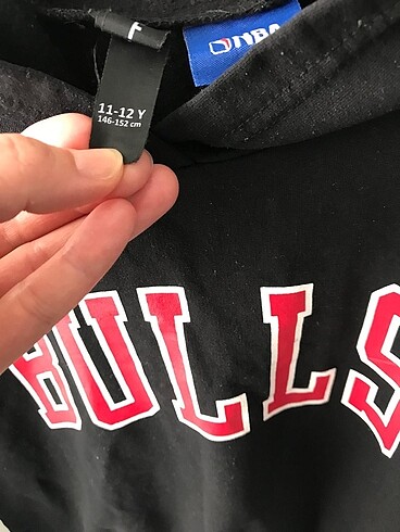 11-12 Yaş Beden Chicago bulls sweatshit