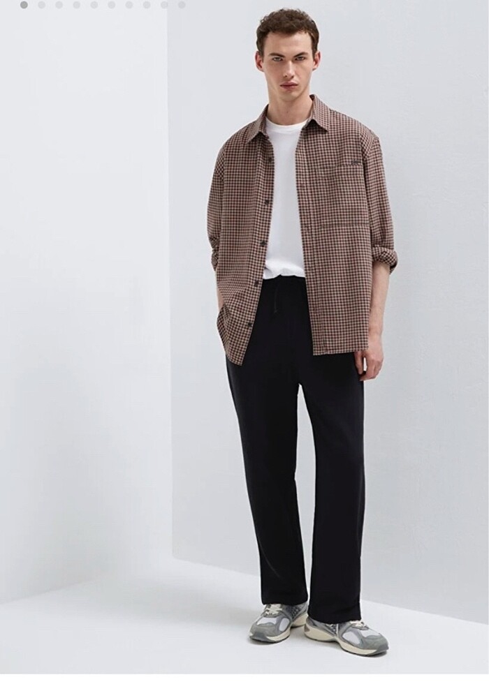 Mavi jean eşofman altı - Görsel 2