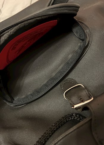 Lacoste Siyah Deri Kadın Sırt Çantası - Görsel 3