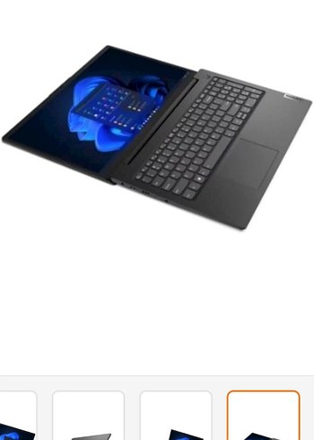 Siyah Lenovo Dizüstü Bilgisayar - Görsel 2