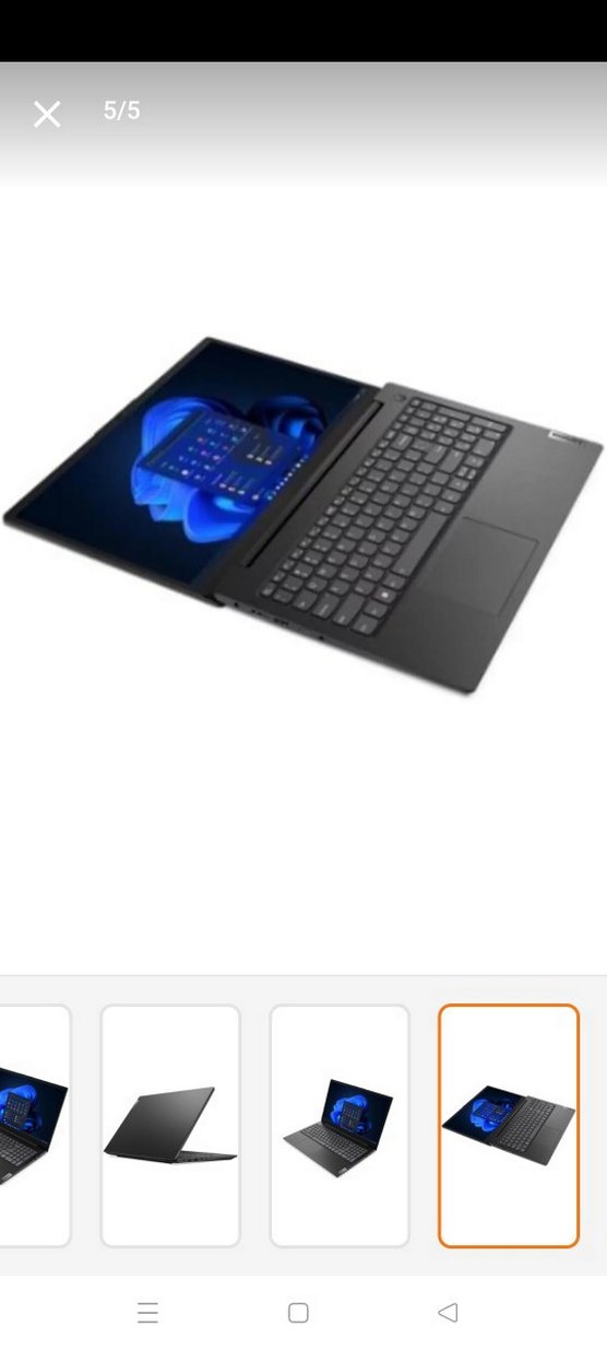 Siyah Lenovo Dizüstü Bilgisayar - Görsel 2