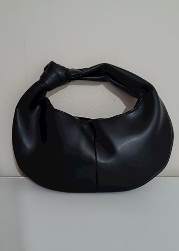 Siyah Deri Kadın Çanta - Görsel 2