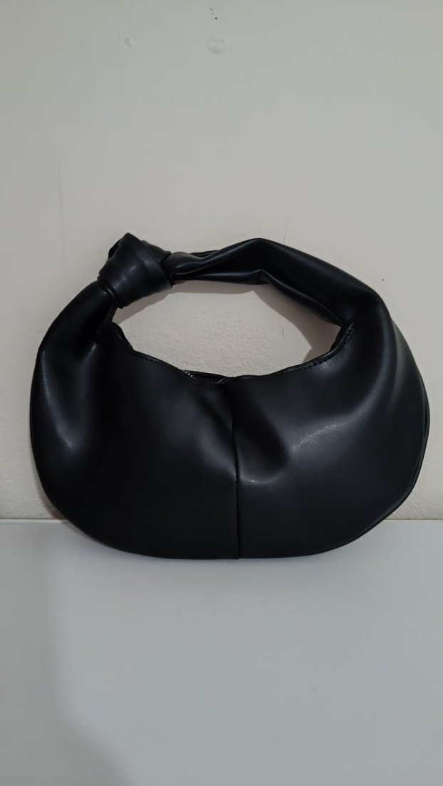 Siyah Deri Kadın Çanta - Görsel 2