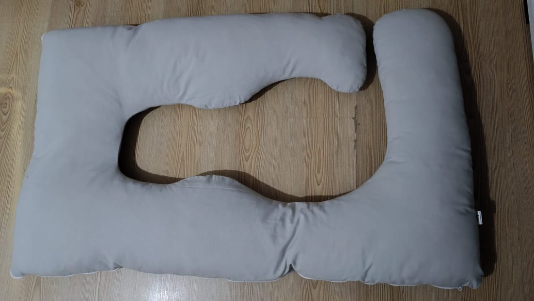 Gri Hamile ve Emzirme Destek Yastığı - Görsel 2