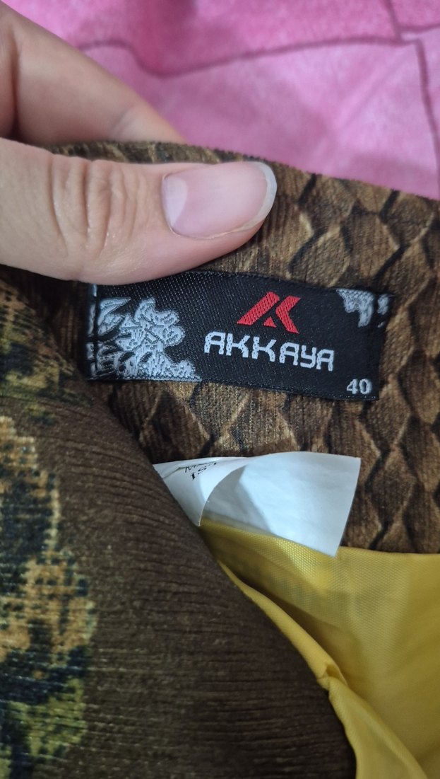 Kadın Vintage Bohem Pileli Uzun Etek - Görsel 3