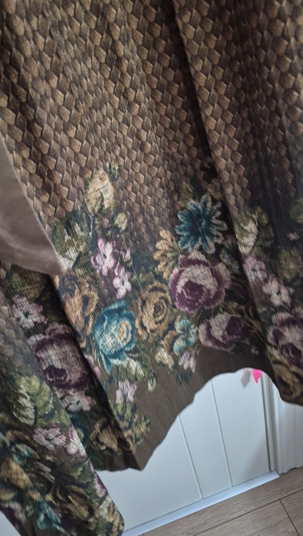 Kadın Vintage Bohem Pileli Uzun Etek - Görsel 2